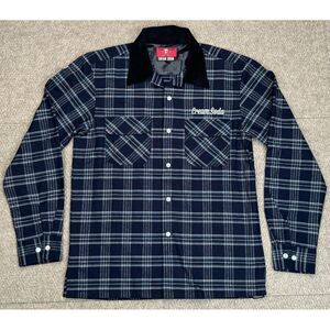 Cream‎ Soda Rare Vtg To Fast To Live To Young To Die Button Up Shirt Size Medium